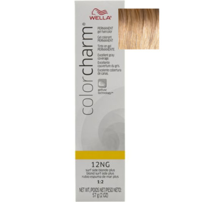 Wella Color Charm Gel Tube 2oz - 12NG Surf Side Blonding Plus -USA BUY/SHIP ONLY