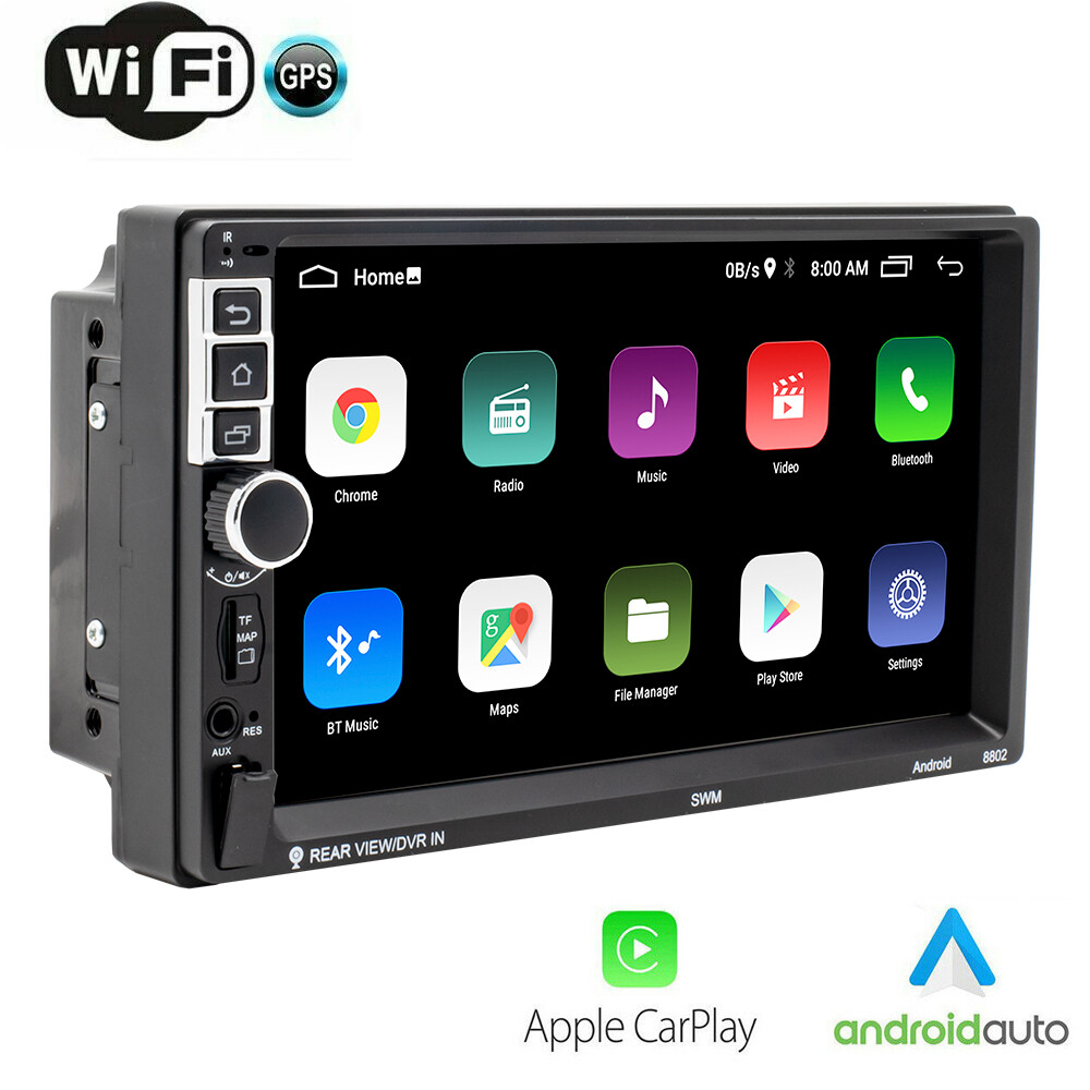Android 10 7Inch HD Touch Screen Car Stereo Radio Apple CarPlay & Android Auto