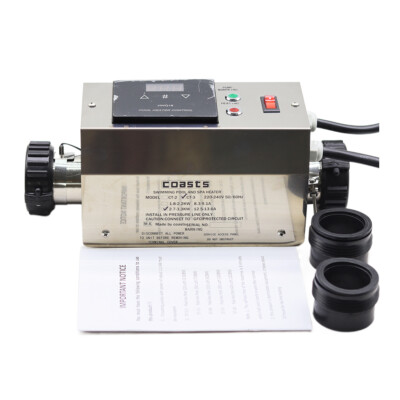 3KW Pool Heater Electric Swimming Pool and SPA Bath Heating Tub Water