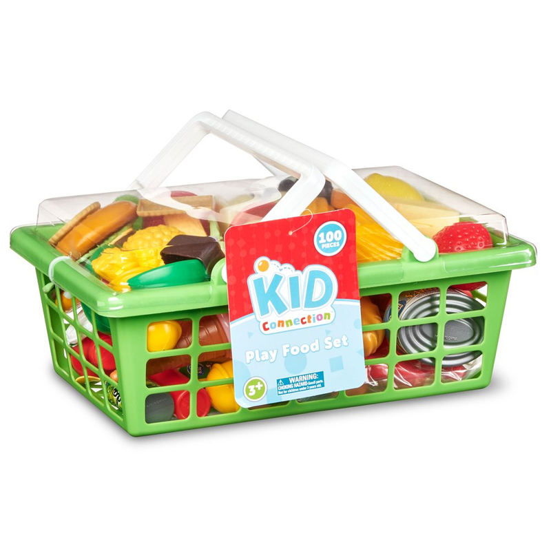 Kid Connection Play Food Set, 100 Pieces