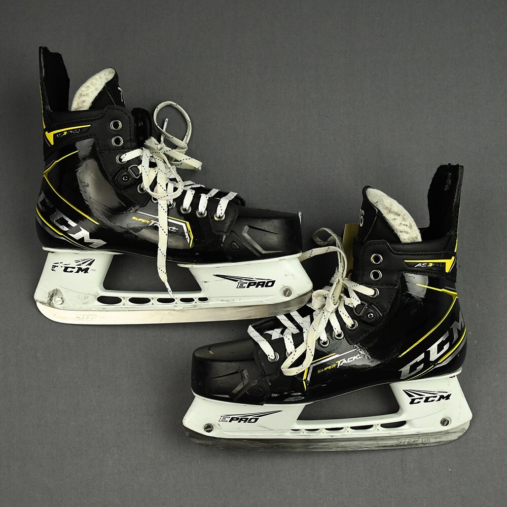 P.K. Subban Used CCM Super Tacks AS3 Pro Stock Ice Hockey Skates 9.75 D