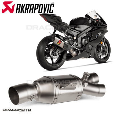 パーツ Yamamoto YZF-R6 (2018)AKRAPOVIC YAMAHA YZF-R6 2008-2022 link pipe AKRAPOVIC Titanium RC L