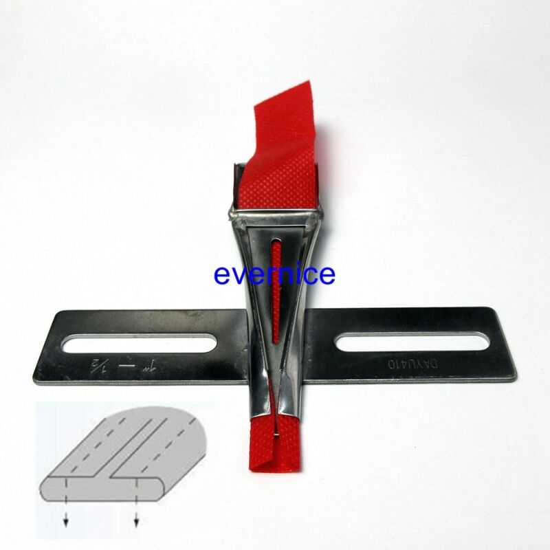 Upward Tape Belt Loop Folder  For Industrial 2-needle Sewing Machine
