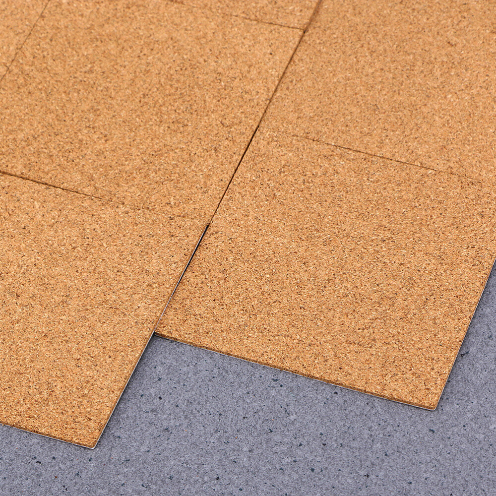10X Selfadhesive Cork Coasters Squares Cork Mats Cork Backing Sheets