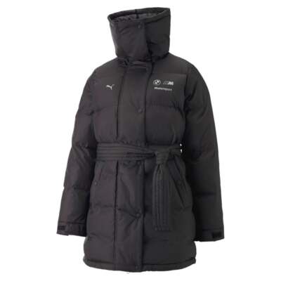 

Puma Bmw Mms Full Zip Зимняя куртка женская черная повседневная спортивная верхняя одежда 53590, Черный, Puma Bmw Mms Full Zip Winter Jacket