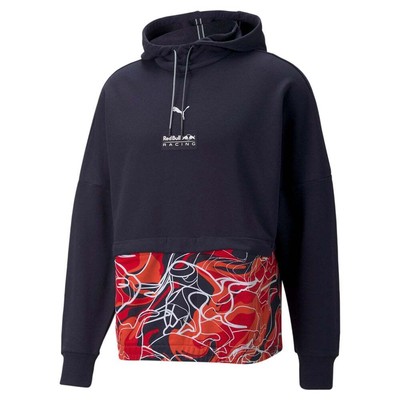 

Мужская синяя повседневная верхняя одежда Puma Rbr Graphic Pullover Hoodie 533260-01, Синий