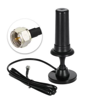 28dBi Digital TV F Male Magnetic Base Antenna for Tablo ATSC DVR OTA HDTV Tuner