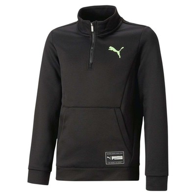 

Повседневные топы Puma Fit с застежкой-молнией на четверть для мальчиков, размер , повседневные топы 67319451, Черный, Puma Fit Quarter Zip Pullover Youth