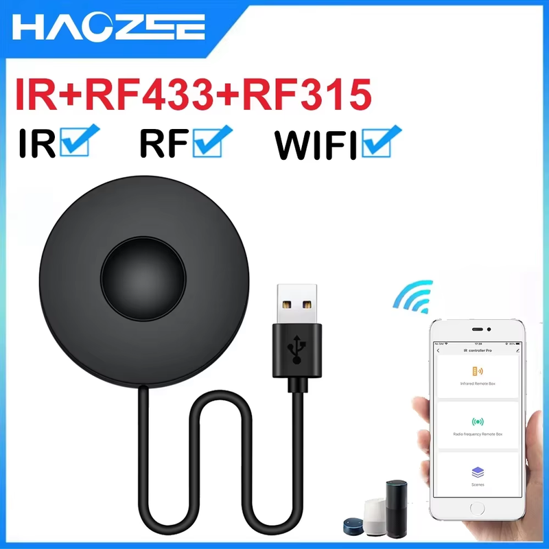 Tuya Smart Wifi RF IR Remote Control Smart Home for Air Conditioner ALL TV LG TV