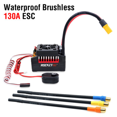 SURPASSHOBBY Rocket RC 120A ESC Brushless 150A ESC 4S for 1/7 1/8 RC Car Truck