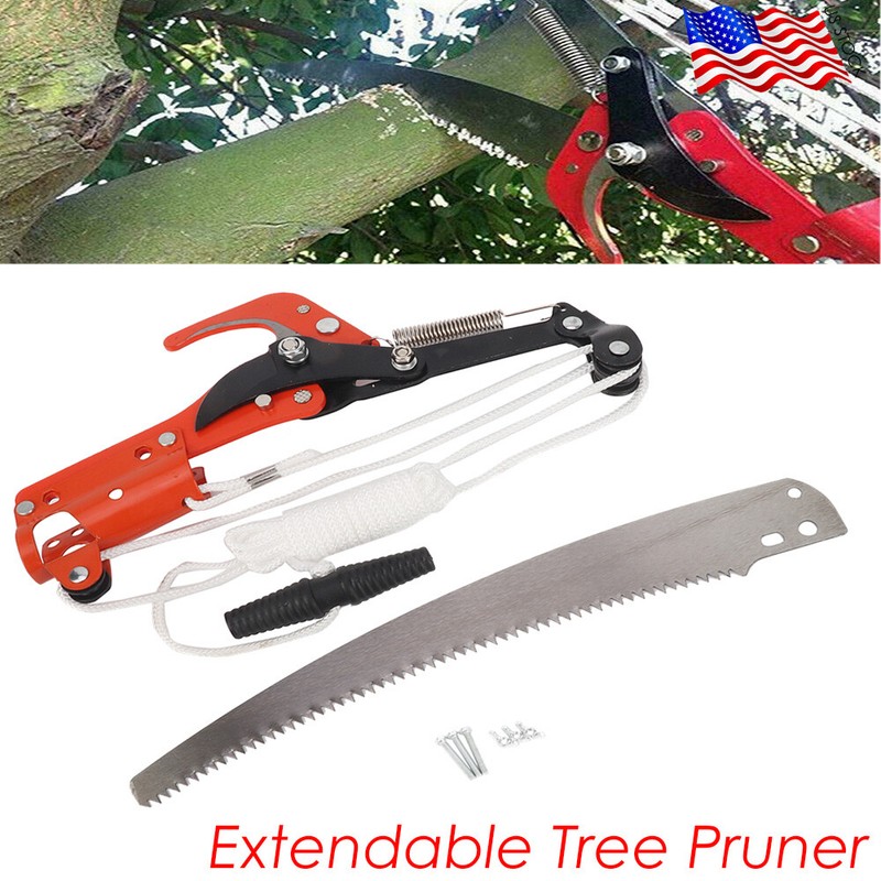 Tree Pruner Saw Cutter Extendable Saw Pruning Branch Blade Cutter Pruner Pole