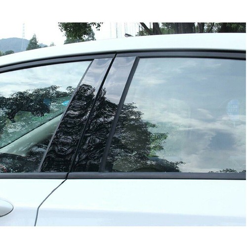 For 2006-2011 Honda Civic 6PCS Black Pillar Posts Cover Door Trim Window Decal