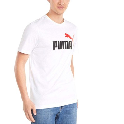 

Puma Ess 2 Col Logo Футболка с круглым вырезом и короткими рукавами Мужские повседневные топы размера  586, Белый, Puma Ess 2 Col Logo Crew Neck Short Sleeve T-Shirt