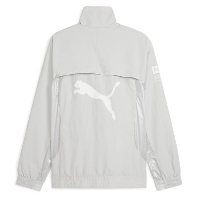 Pre-owned Puma X Pleasures Cellerator Track Jacket Mens Grey Casual Athletic Outerwear 62 In Gray