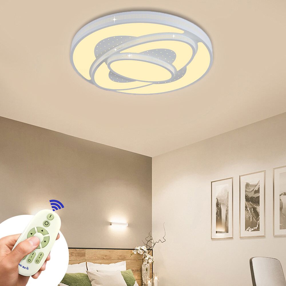Dimmbar72W Runde LED Dimmbar Deckenleuchte Wohnzimmer Badleuchte Küchen