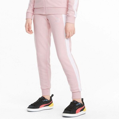 

Спортивные штаны Puma Classics T7 Drawstring для девочек, размер , повседневные, 532513-16, Розовый, Puma Classics T7 Drawstring Track Pants Youth