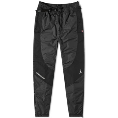 Nike Air Jordan Track Pants Black Woven Bottoms Ski