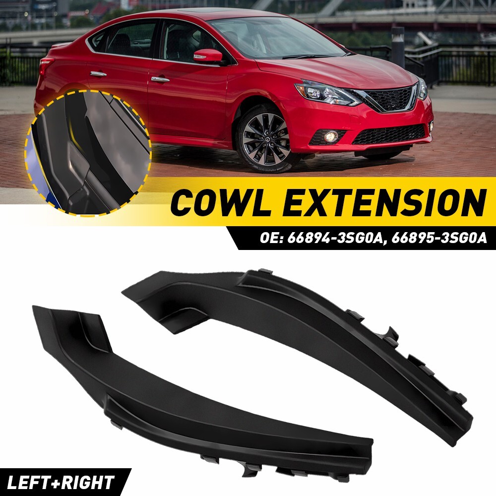 For 2013-19 Nissan Sentra Front Windshield Wiper Side Cowl