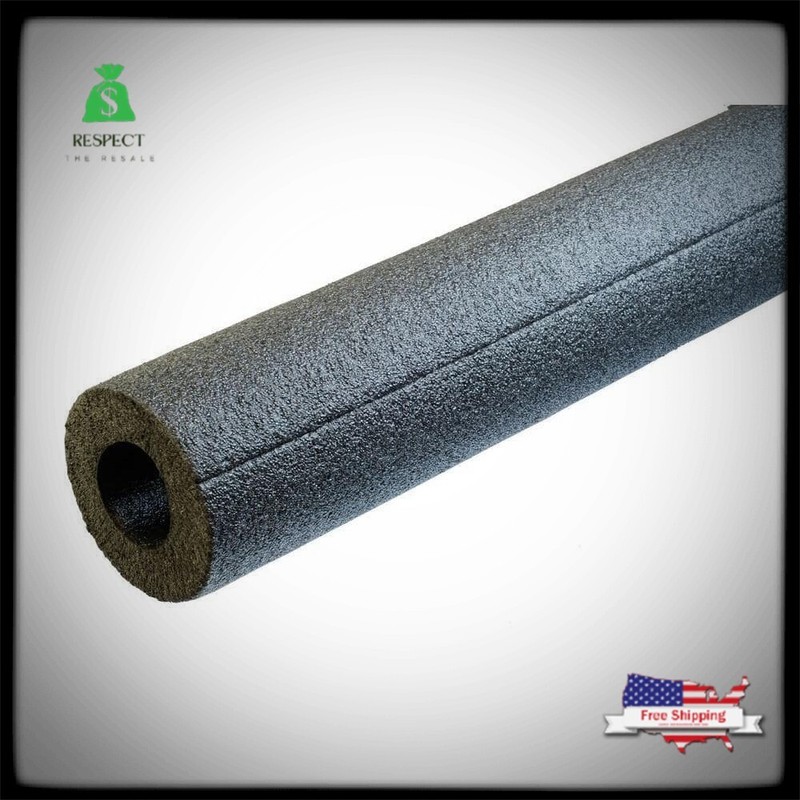 1in x 6ft Foam Pipe Insulation Against Mold & Energy Loss fo
