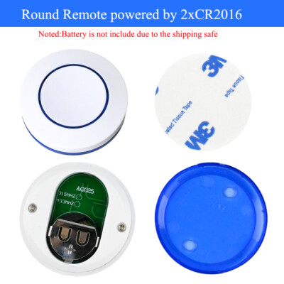 12V Wireless Smart Switch Receiver 433Mhz Round Button Remote Control f LED Lamp