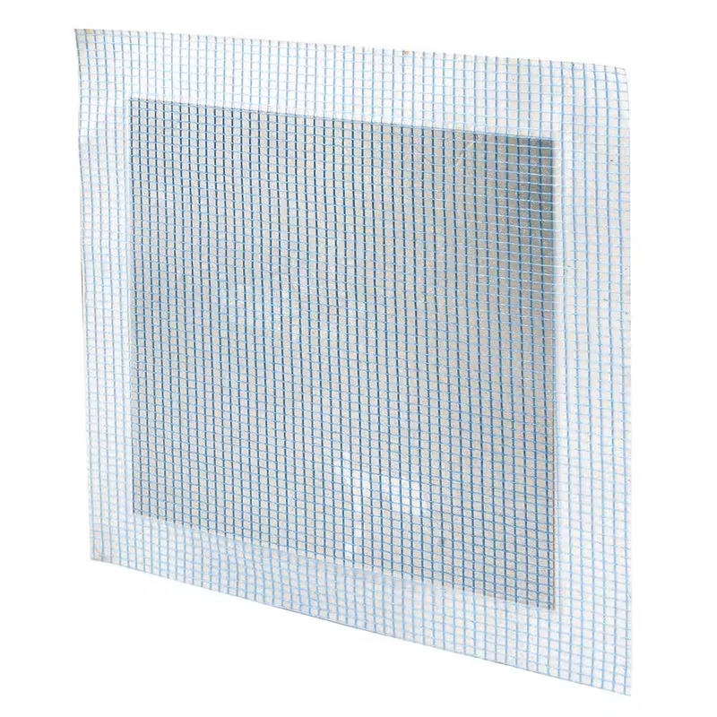 Drywall Repair Patch 12in Self Adhesive Fiber Mesh Metal Plate Wall Hole Fix Kit