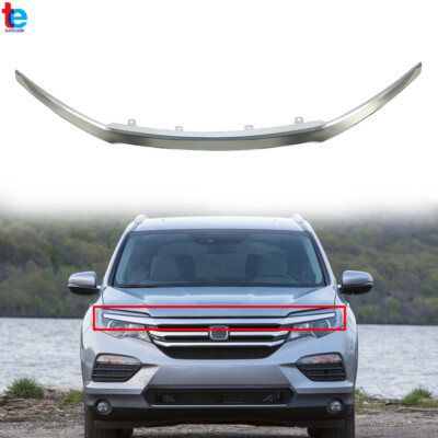 For Honda Pilot 2016-2017 Front Upper Grille Trim Chrome HO1217108 71150TG7A00