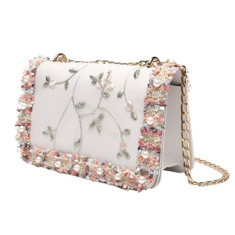 quilted chain handbag