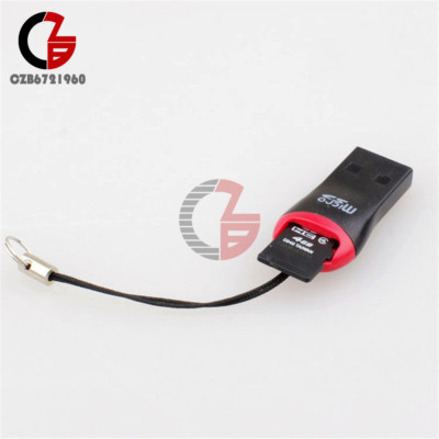 5PCS High Speed USB 2.0 Mini Micro SD T-Flash TF M2 Memory Reader Card