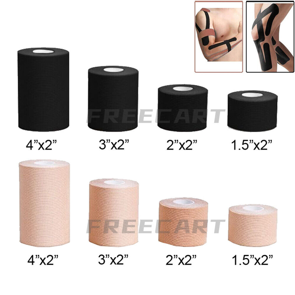 Kinesiology Tape Athletic Muscle Support Sport Elastic Physio Therapeutic Roll