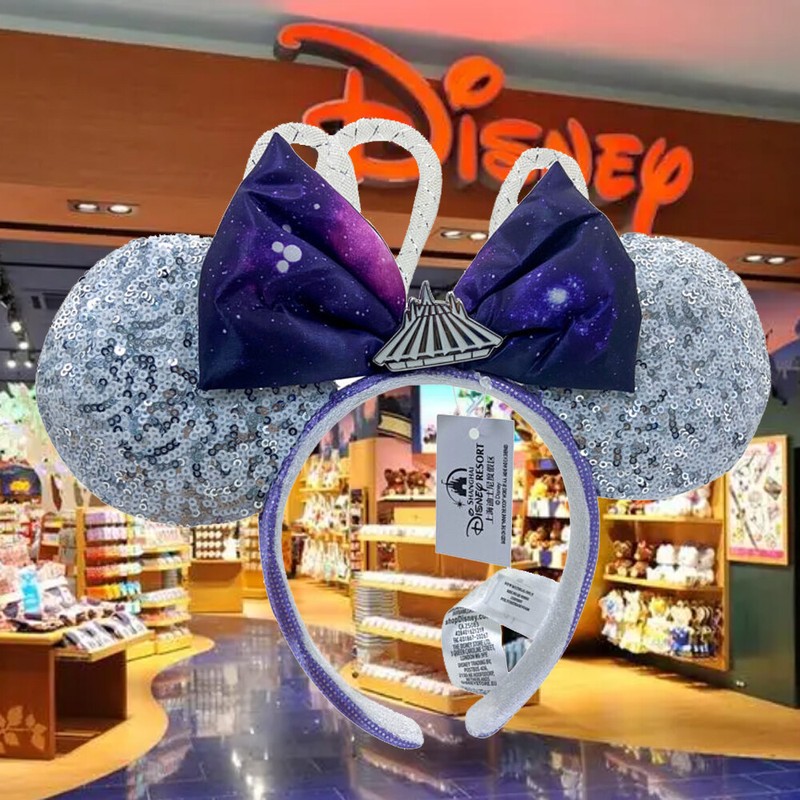 Purple Disneyland Shanghai Minnie Mouse Space Mountain Ears  display picture 3