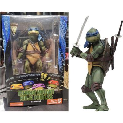 7'' NECA Ninja Turtles 1990 Movie TMNT Teenage Movable Toys Mutant Action Figure