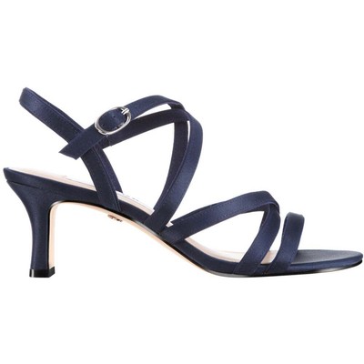 

Вечерние женские синие босоножки Nina Genaya Metallic Kitten Heels GENAYA-NNN, Синий, Nina Genaya Metallic Kitten Heels Evening