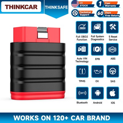 Thinksafe All System OBD2 Scanner Car Diagnostic Tool EPB SAS ABS Oil TPMS Reset