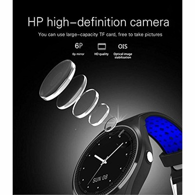 Smart Watch-Touch Screen Wrist SIM Card Slot Camera Sport Fitness Compatible For
