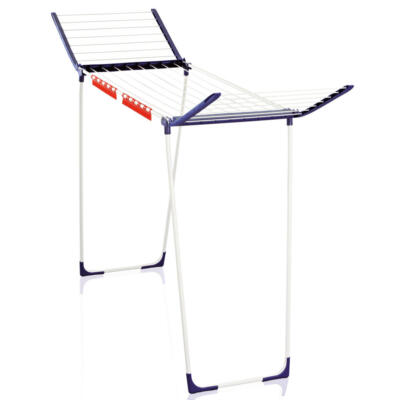 Leifheit Standtrockner Pegasus 180 Solid Maxx blau, Flügeltrockner, 128 cm