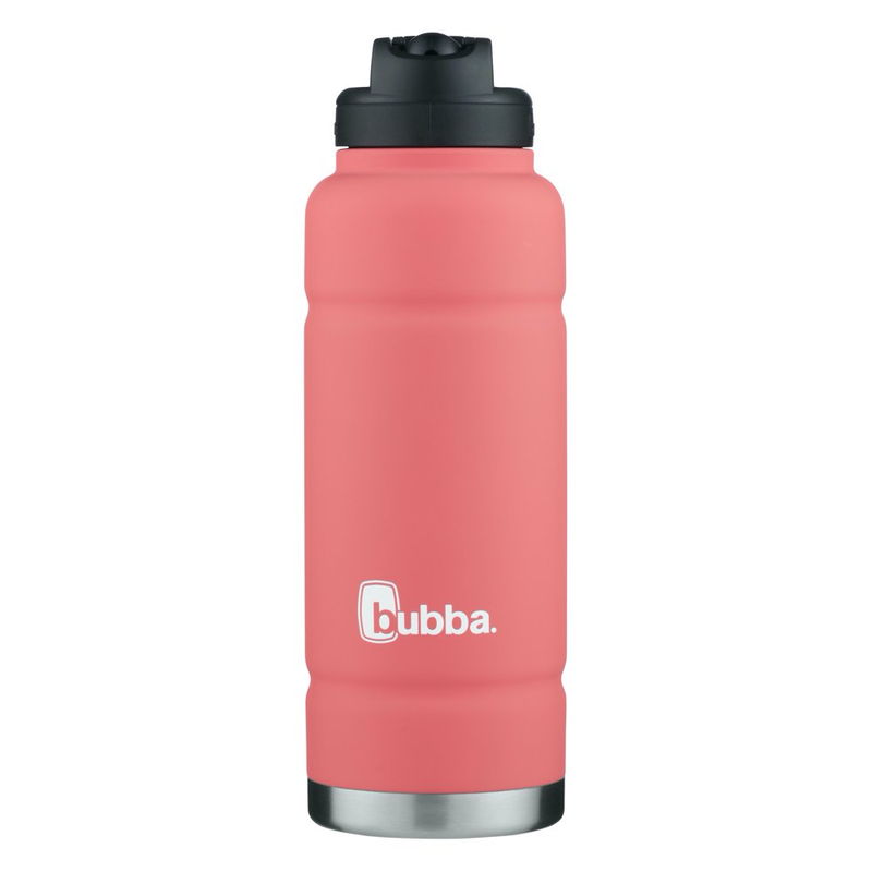 Bubba Trailblazer Stainless Steel Water Bottle Straw Lid,In Pink, 40 Fl. Oz.