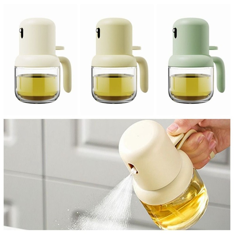 Oil Sprayer for Cooking, Refilable Olive Oil Pump Spray Bottle for Baking BBQ