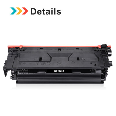 CF360X Toner for HP 508X Color LaserJet MFP M577Z M552 M553 M553dn | 4 Pack Set