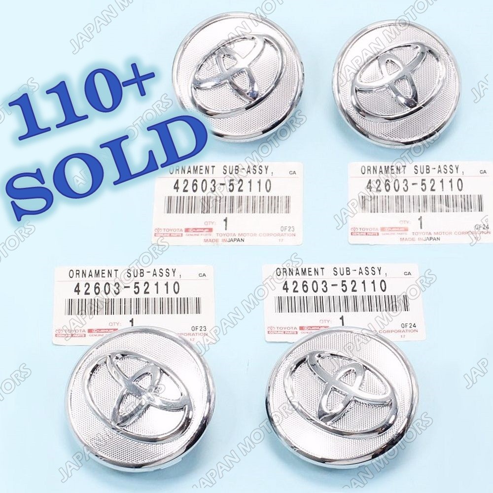 Set of 4 Genuine OEM Toyota YARIS COROLLA PRIUS  Wheel Center Hubcap 42603-52110