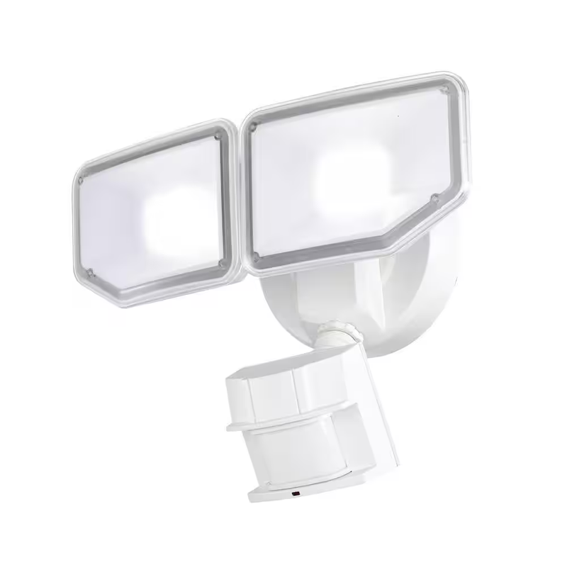 LED Security Light Motion Sensor Floodlight Outdoor 4000LM Dusk Dawn White 180º