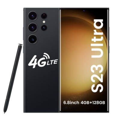 2024 NEW S23 Ultra Android13 4+128GB Smartphone Unlocked 6800mAh Dual SIM Mobile