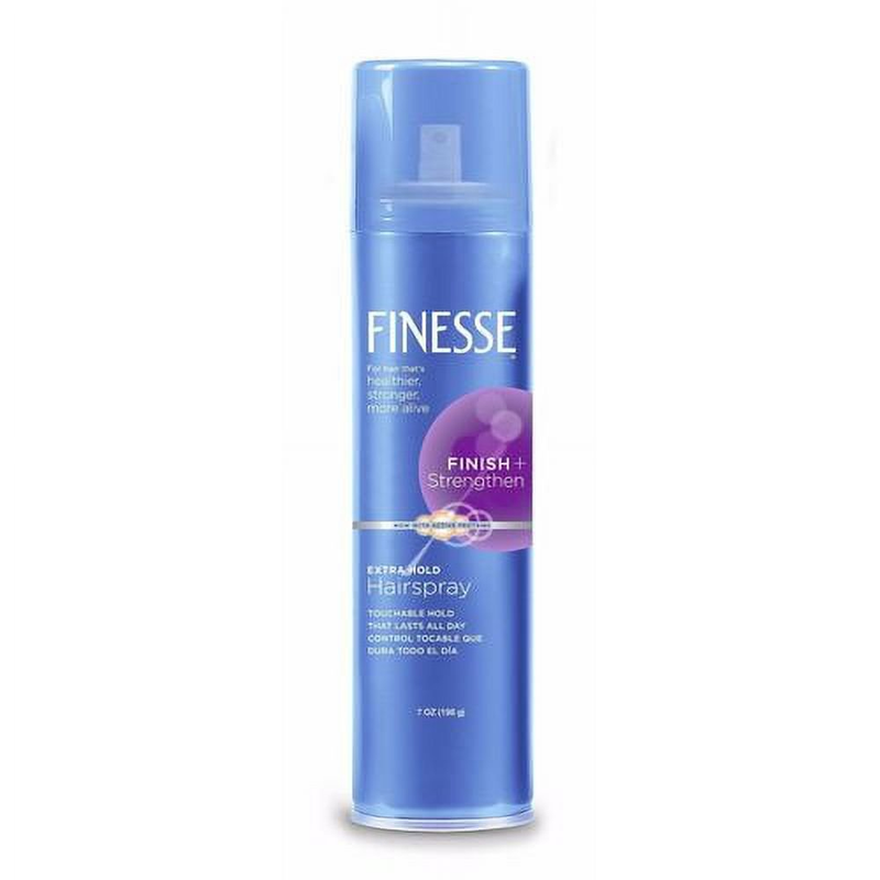 Finesse Self Adjusting Extra Hold Unscented Hair Spray, 7 Oz, 6 Pack