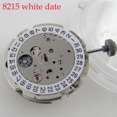 Japan Miyota 8215/821A Automatic Movement White/Black Date Wheel High Accuracy