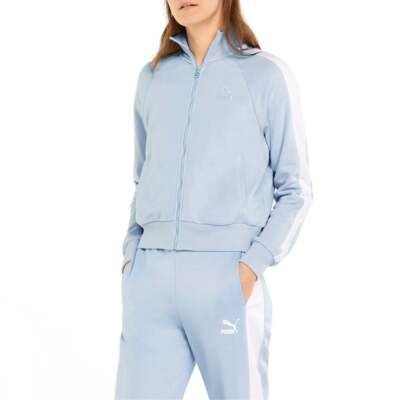 

Puma Iconic T7 Full Zip Jacket Plus Женские синие пальто Куртки Верхняя одежда 531853-3, Синий, Puma Iconic T7 Full Zip Jacket Plus