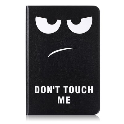 �Do Not Touch Me Letter Pattern Faux Leather Case for Huawei MediaPad T5 10 B...