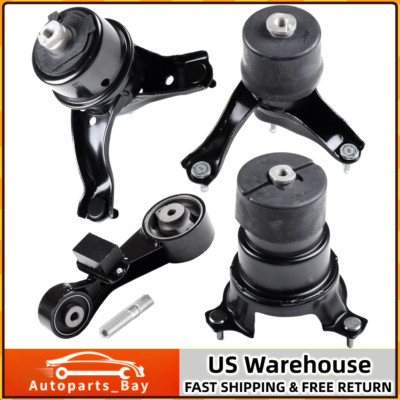 4pcs Engine Motor Mount w/Auto Transmission for Toyota 2012-2017 Camry L4 2.5L