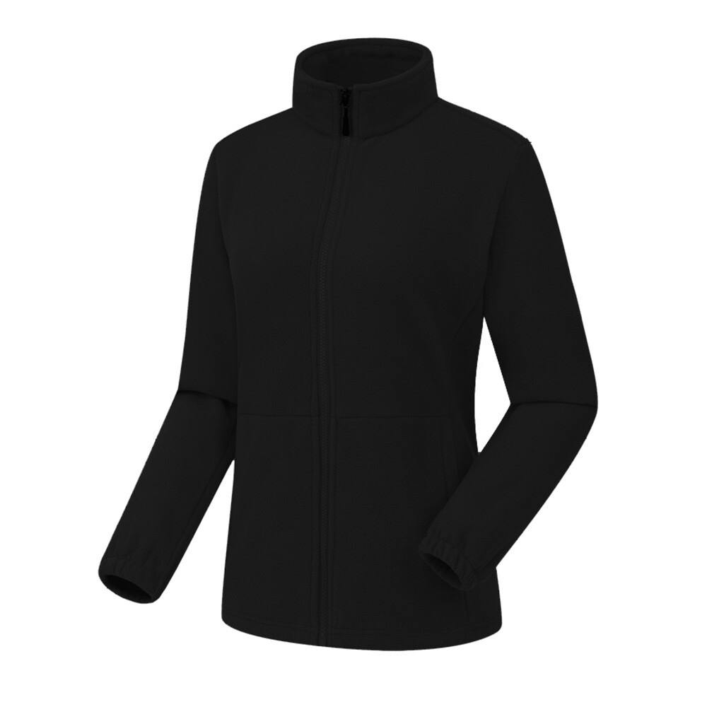 Womens Ladies Fleece Jacket Full Zip Up Warm Classic Micro Fleece Anti