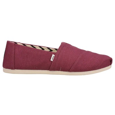 

Женские парусиновые слипоны бордового цвета TOMS Alpargata Повседневная 10017715T, Burgundy, TOMS Alpargata Canvas Slip On