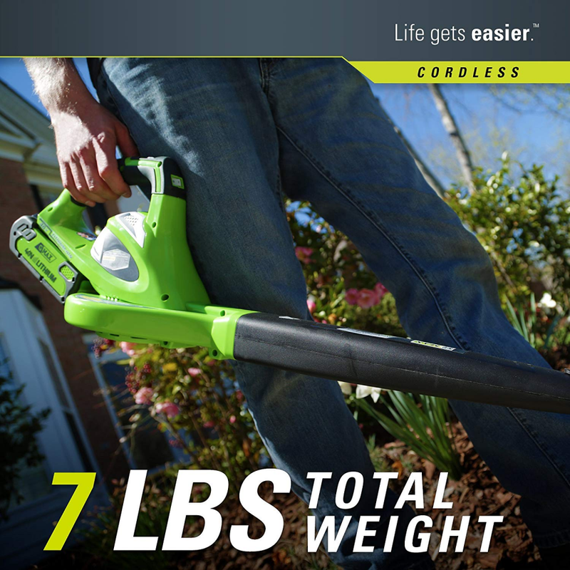 Greenworks Leaf Blower Cordless Variable Speed Garden Power Tools 150 MPH 40V