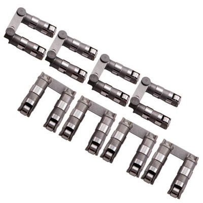 16 Pcs Hydraulic Roller Lifter Kit for Chevy for Chevrolet SBC V8 265 350 400
